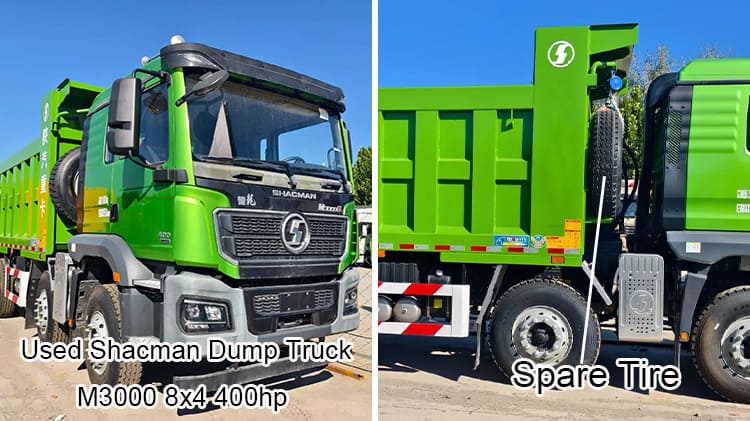 Old Shacman M3000 Dump Truck 12 Wheeler for Sale from China