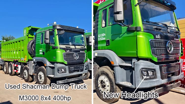 Old Shacman M3000 Dump Truck 12 Wheeler for Sale from China