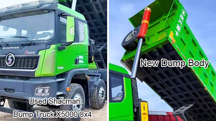 Second Hand Shacman X5000 8x4 Dump Trucks Price in Mali