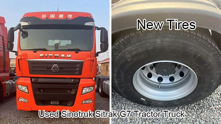 Sinotruk Sitrak G7 Tractor Truck Used Second Hand Trucks for Sale