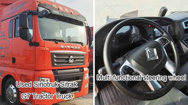 Sinotruk Sitrak G7 Tractor Truck Used Second Hand Trucks for Sale