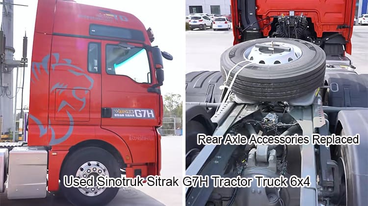 Used Sinotruk Sitrak Trucks G7H Tractor Truck 570hp for Sale