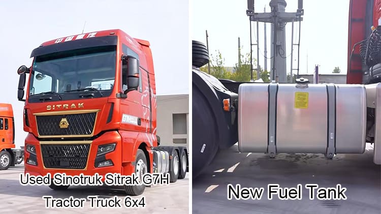 Used Sinotruk Sitrak Trucks G7H Tractor Truck 570hp for Sale