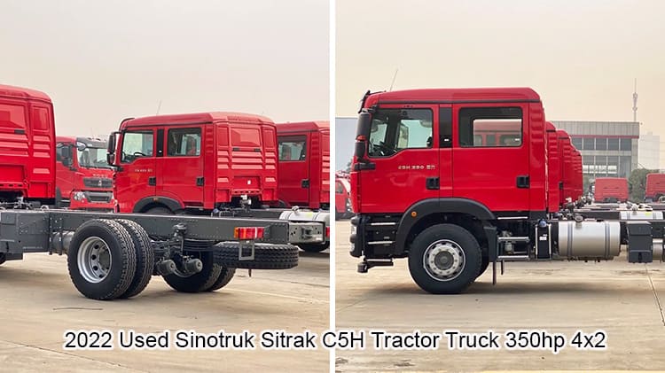 2022 Used Sinotruk Sitrak C5H Tractor Truck 350hp 4x2 for Sale