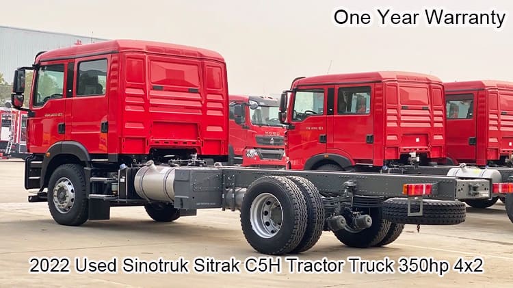 2022 Used Sinotruk Sitrak C5H Tractor Truck 350hp 4x2 for Sale