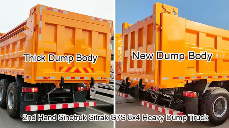 2nd Hand Sinotruk Sitrak G7S 8x4 Heavy Dump Truck in Tanzania