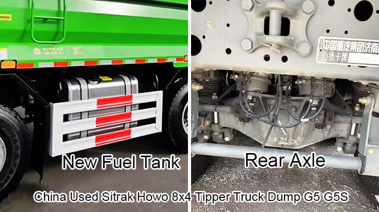 China Used Sitrak Howo 8x4 Tipper Truck Dump G5 G5S for Sale