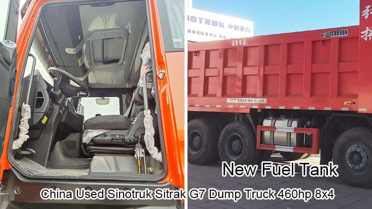 Used Sinotruk Sitrak G7 Dump Truck 460hp 8x4 Sale in Nigeria