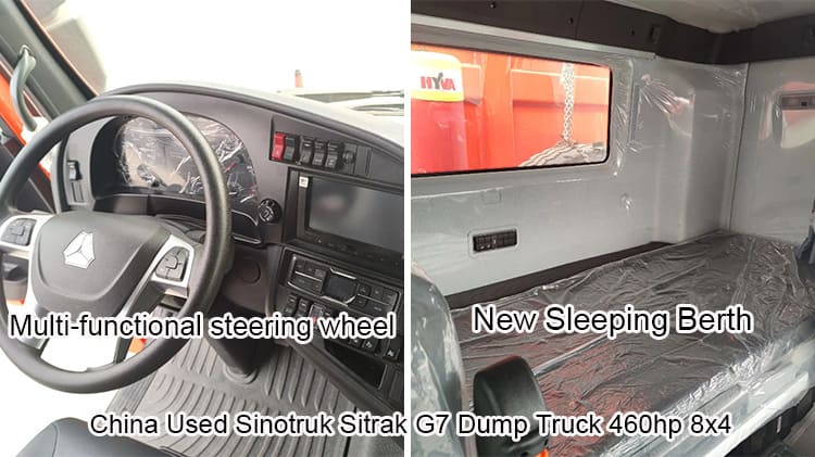 Used Sinotruk Sitrak G7 Dump Truck 460hp 8x4 Sale in Nigeria