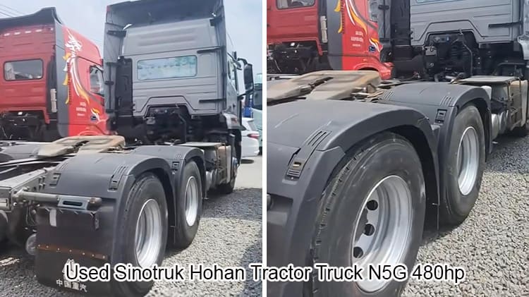 Old 6x4 Sinotruk Hohan Tractor Trucks N5G 480hp Sale in China