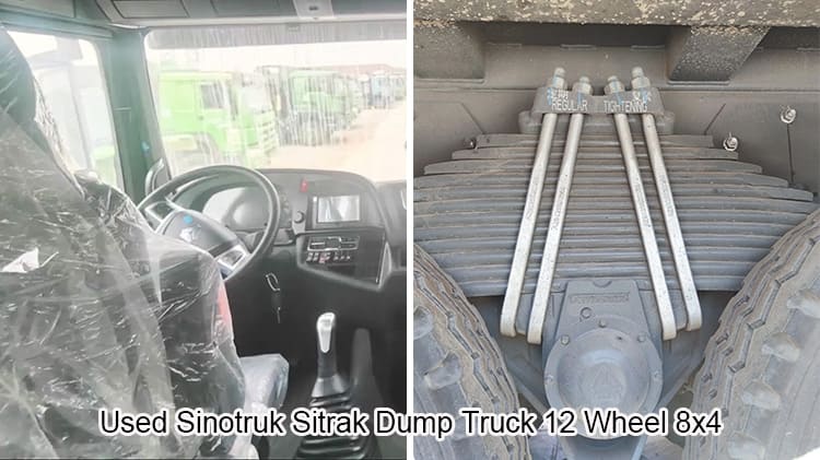 Sinotruk Sitrak C7H C6G Dumper Truck Second Hand 6x4 for sale