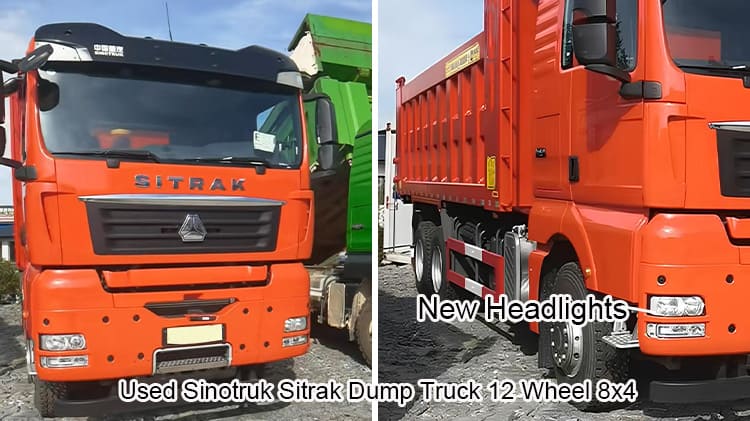 Sinotruk Sitrak C7H C6G Dumper Truck Second Hand 6x4 for sale