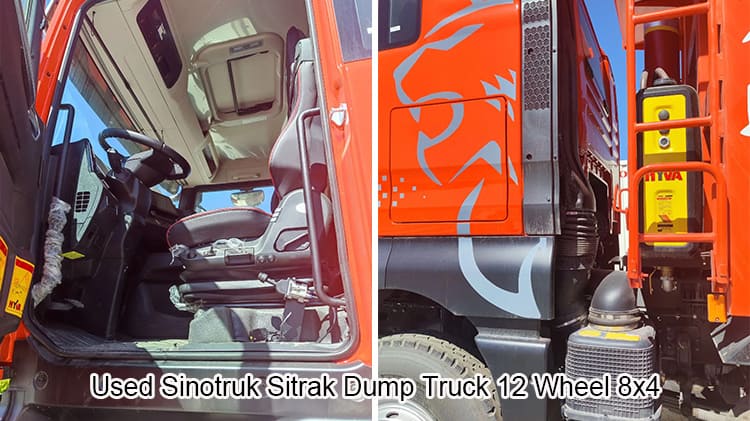 Sinotruk Sitrak C7H C6G Dumper Truck Second Hand 6x4 for sale