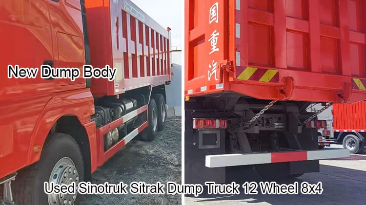 Sinotruk Sitrak C7H C6G Dumper Truck Second Hand 6x4 for sale