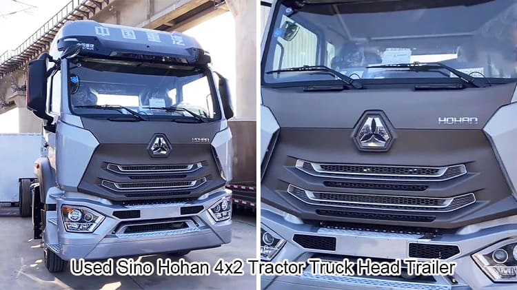 2023 Sino Hohan 4x2 Tractor Truck Head Trailer 6 Wheel Price