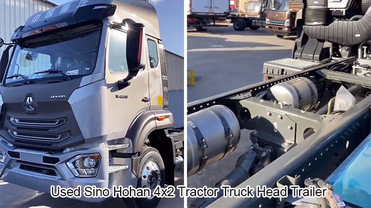 2023 Sino Hohan 4x2 Tractor Truck Head Trailer 6 Wheel Price