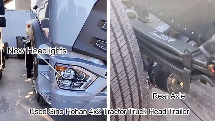 2023 Sino Hohan 4x2 Tractor Truck Head Trailer 6 Wheel Price