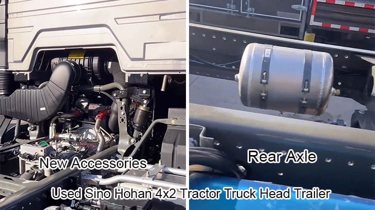 2023 Sino Hohan 4x2 Tractor Truck Head Trailer 6 Wheel Price