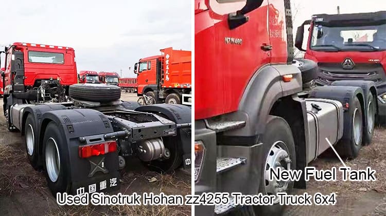2nd Hand Sinotruk Hohan zz4255 Tractor Truck 6x4 Sale in china