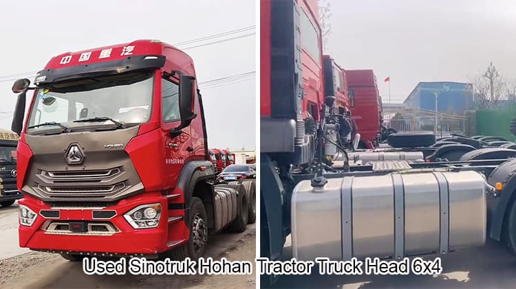 Sinotruk Howo Hohan Truck Trailer Head Used Prime 6x4 in Djibouti