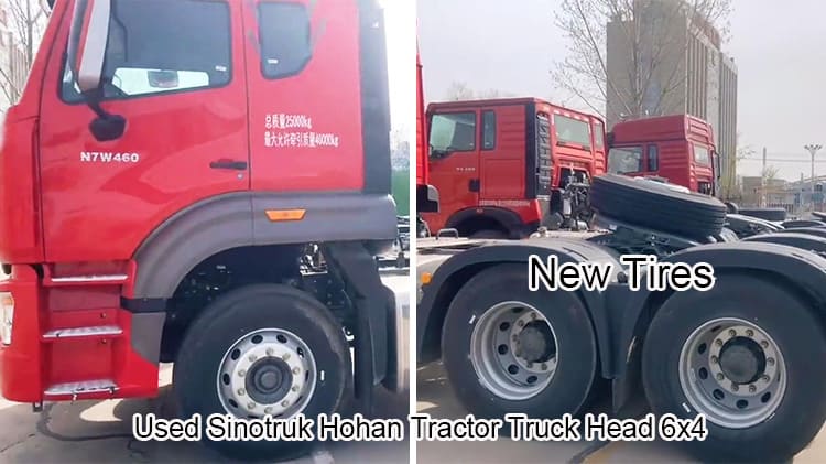 Sinotruk Howo Hohan Truck Trailer Head Used Prime 6x4 in Djibouti