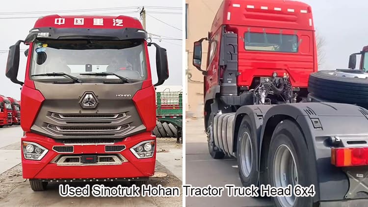 Sinotruk Howo Hohan Truck Trailer Head Used Prime 6x4 in Djibouti