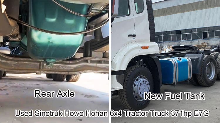 Used Sinotruk Howo Hohan 6x4 Tractor Truck 371hp E7G for Sale