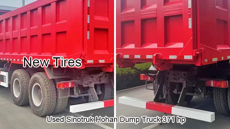 Old Sino Hohan Dump Truck 371hp 40 Ton Tipper Truck Price
