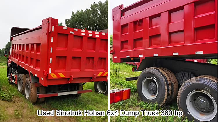 Sinotruk 6x4 Dump Truck Hohan 380 hp 2nd Hand Sale in Guyana