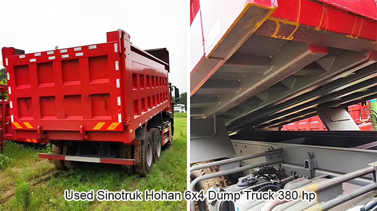 Sinotruk 6x4 Dump Truck Hohan 380 hp 2nd Hand Sale in Guyana