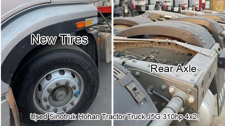 Sinotruk Used Trailer Tractor Hohan J5G 310hp 4x2 in Tanzania
