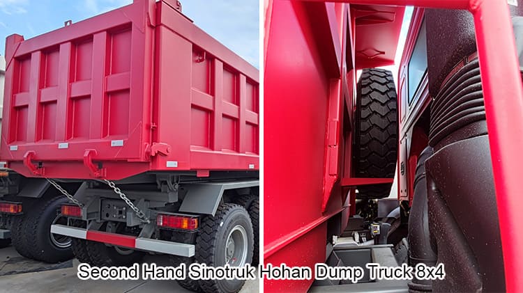 Second Hand Sinotruk Hohan Truck Tipper 8x4 Dump Truck in China