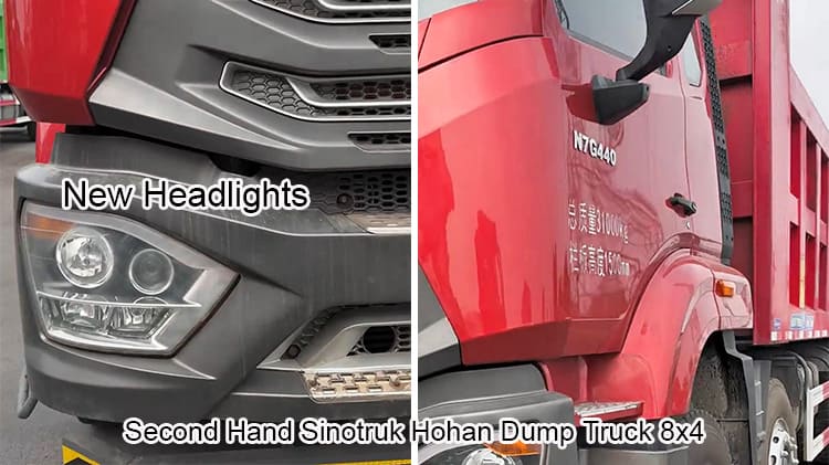 Second Hand Sinotruk Hohan Truck Tipper 8x4 Dump Truck in China