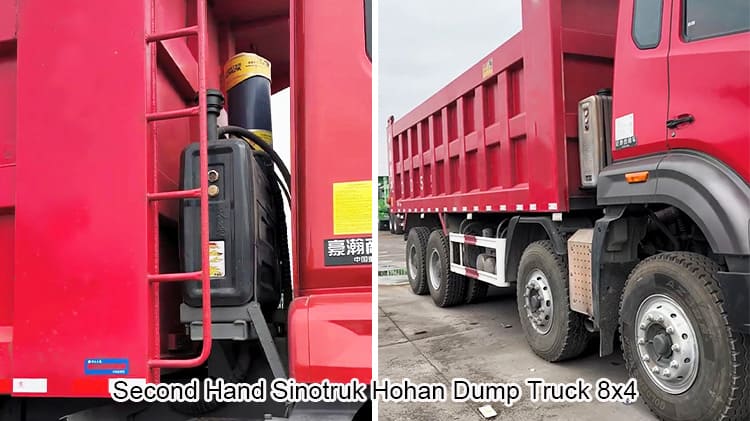 Second Hand Sinotruk Hohan Truck Tipper 8x4 Dump Truck in China