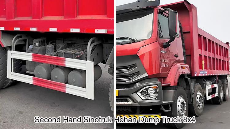 Second Hand Sinotruk Hohan Truck Tipper 8x4 Dump Truck in China