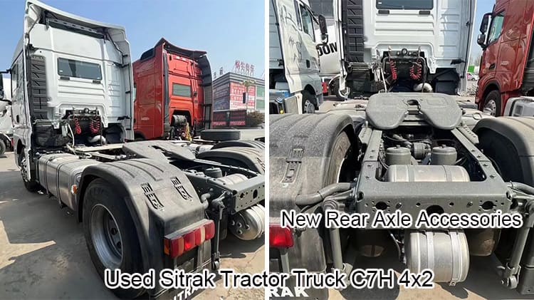 2nd Hand Sinotruk Sitrak C7H 4x2 Tractor Head 480hp