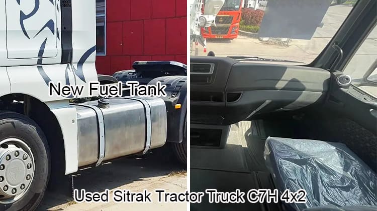 2nd Hand Sinotruk Sitrak C7H 4x2 Tractor Head 480hp