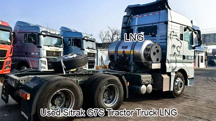 Used Sinotruk LNG Truck Sitrak Tractor Truck G7S Price in Kenya