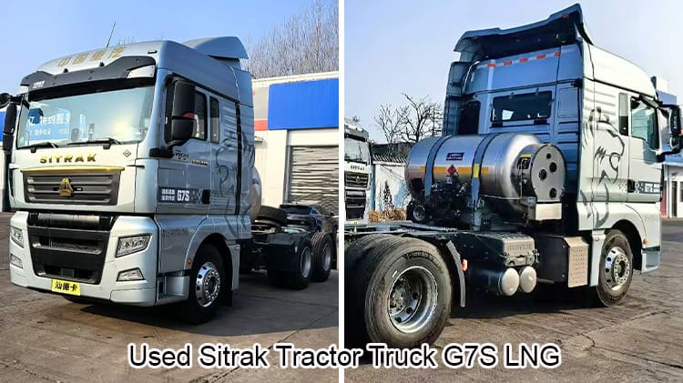 Used Sinotruk LNG Truck Sitrak Tractor Truck G7S Price in Kenya