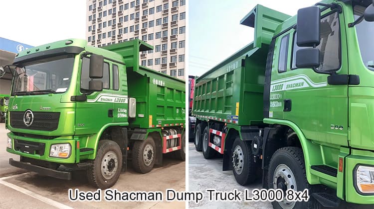 L3000 Shacman 12 Wheeler Dump Truck 2nd Hand from China