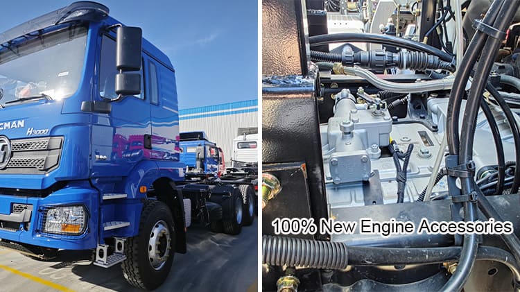 Old H3000 Shacman Tractor Truck 6x4 380hp