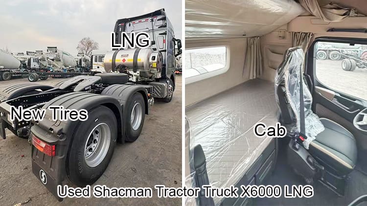 Used Shacman X6000 LNG Tractor Truck 6x4 Price in Cameroon