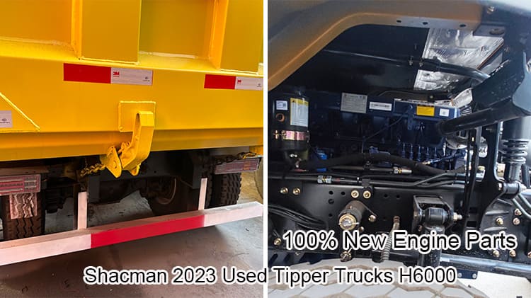 Shacman 2023 Used Tipper Trucks H6000 400hp Price in Benin