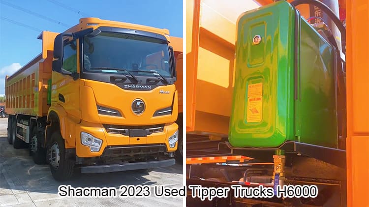 Shacman 2023 Used Tipper Trucks H6000 400hp Price in Benin