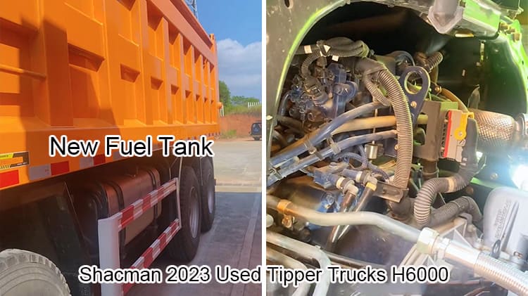 Shacman 2023 Used Tipper Trucks H6000 400hp Price in Benin