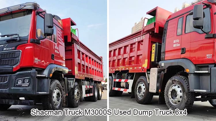 Shacman Truck M3000S Used Dump Truck 6x4 in Tanzania