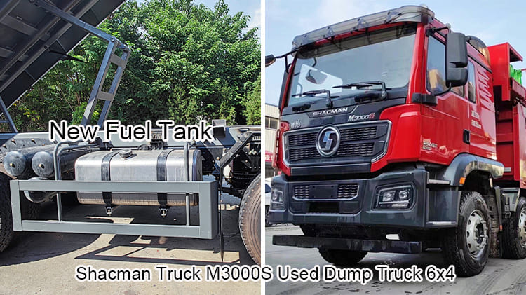 Shacman Truck M3000S Used Dump Truck 6x4 in Tanzania