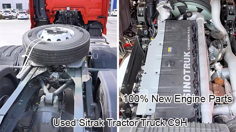 Sitrak C9H Truck Head Second Hand Manual Trucks in Congo