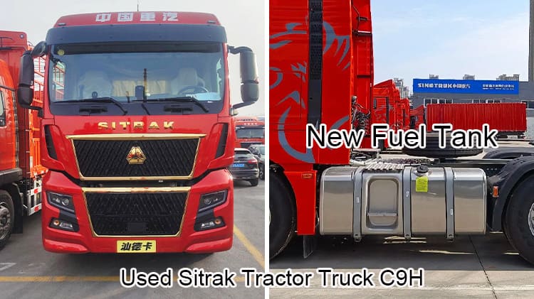 Sitrak C9H Truck Head Second Hand Manual Trucks in Congo