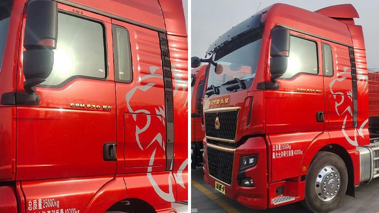 Sitrak C9H Truck Head Second Hand Manual Trucks in Congo